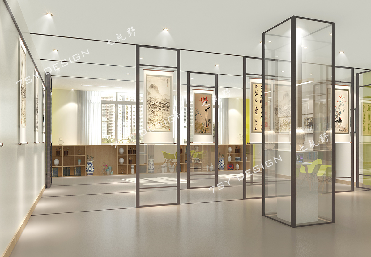 作品展示区