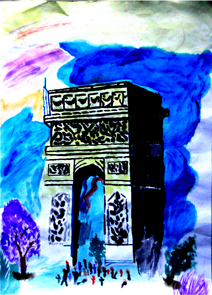 2016下期李益兰学员绘画作品