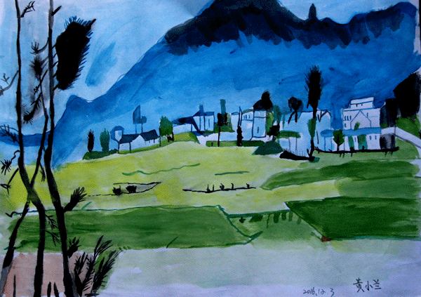 2016下期黄小兰学员绘画作品