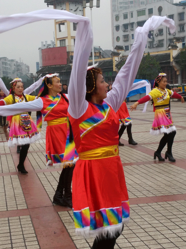 2016下期散学典礼   民族舞表演