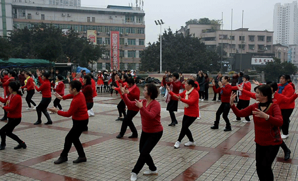 2016下期散学典礼   民族舞表演