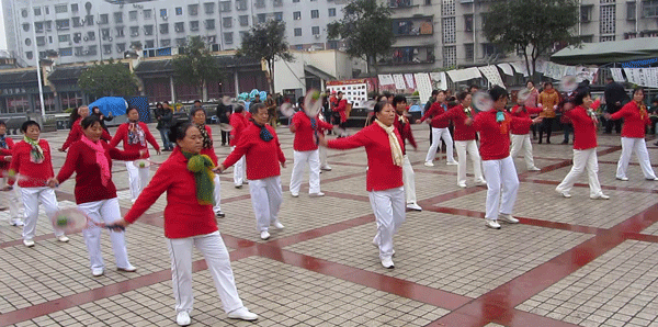 2016下期散学典礼   柔力球表演