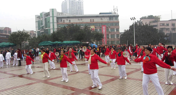 2016下期散学典礼   柔力球表演
