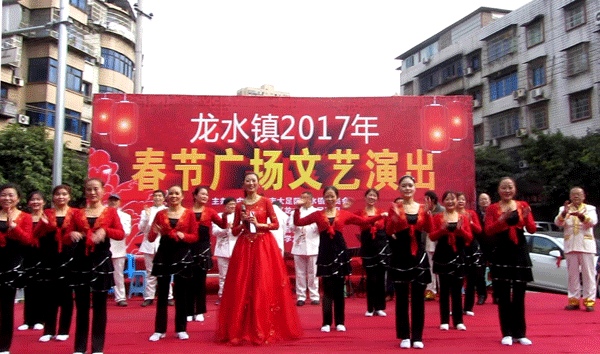 庆新春老年大学广场文艺演出成功   圆满结束
