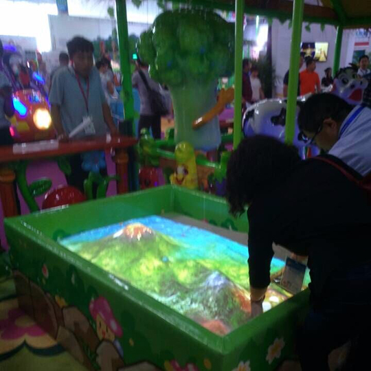 广东美佳乐游乐园魔幻互动沙滩 互动沙桌