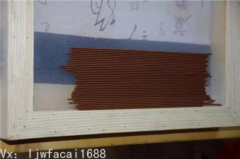 制作成功的沉香线香成品 制作成功的沉香线香成品