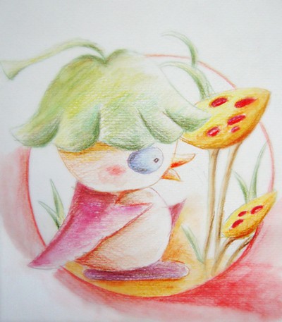 cn 宽564x551高 叶罗丽:分享5幅美女彩铅画,曼多拉表情很无辜图片