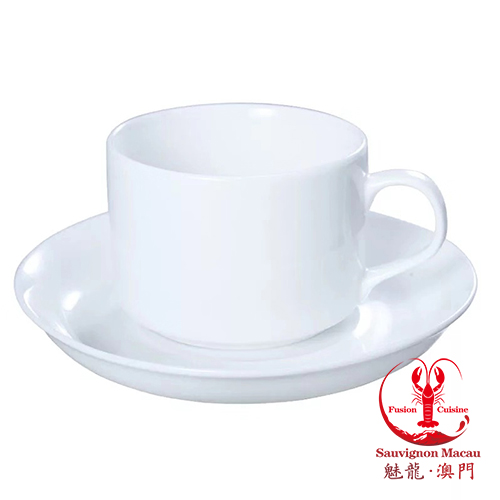 FS-C002租借:咖啡白瓷杯170mL (連碟)