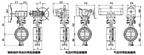 焊接式蝶阀结构图.png