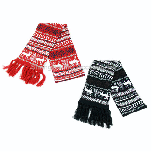 CIRCULAR KNITTED SCARF001