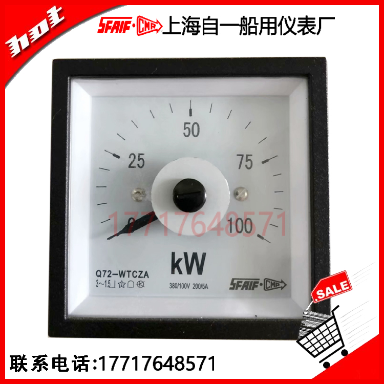 Q144-WTCZA三相三線制有功功率表