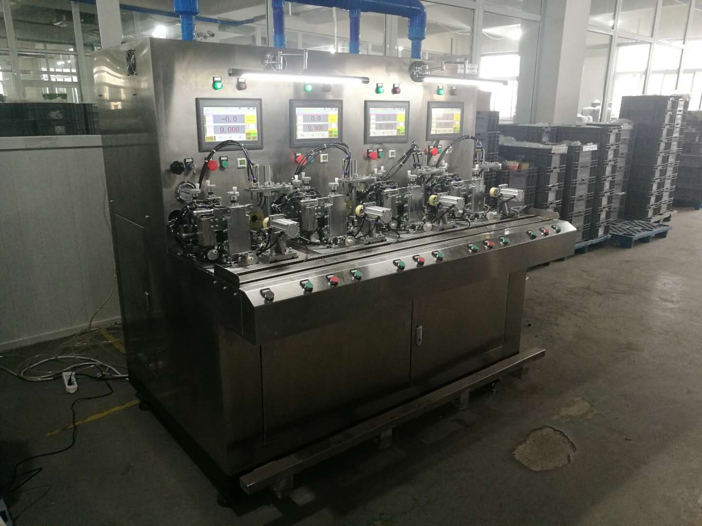 HY1006  浮子化油器四工位综合流量测试台