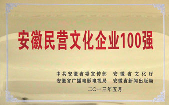 安徽民营文化企业100强
