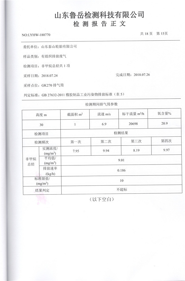 检测报告