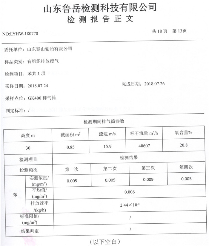 检测报告