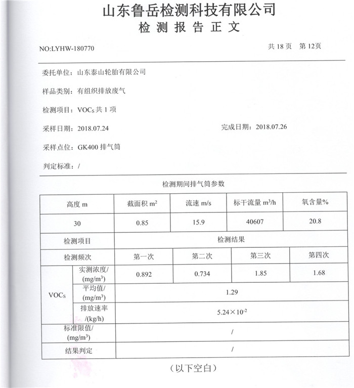 检测报告