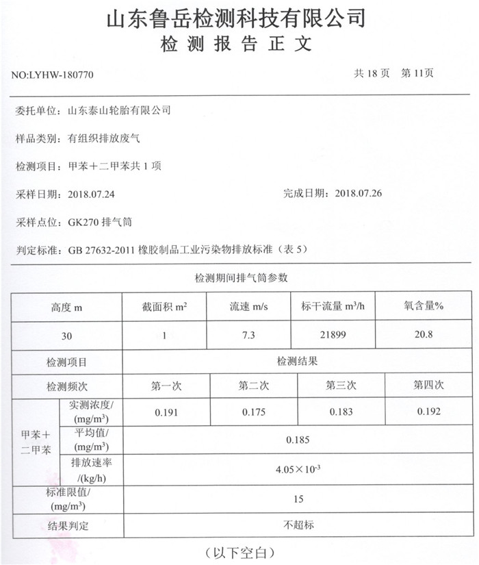 检测报告