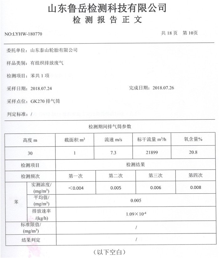 检测报告