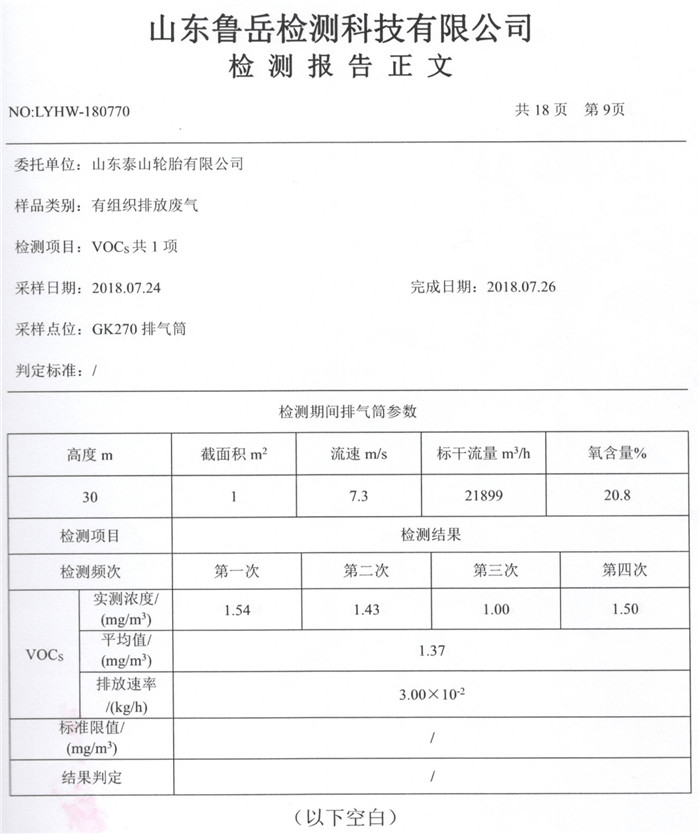 检测报告