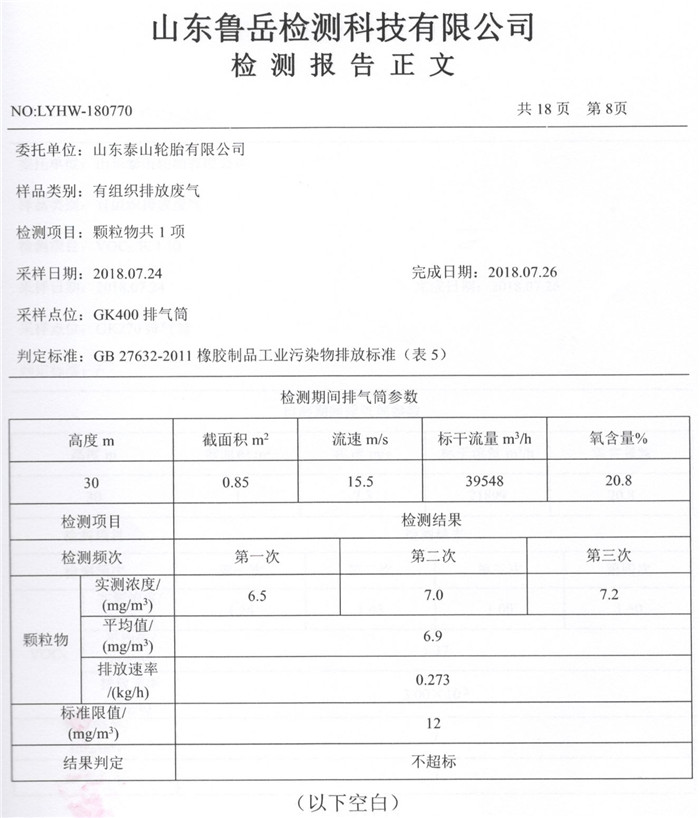 检测报告