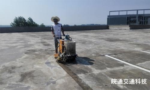 奧迪4S店樓頂停車(chē)位施工