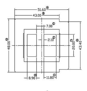 EFD40单槽外壳 GZ4010