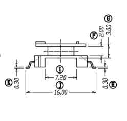 SMD ER14.5 5+5 GZ1450