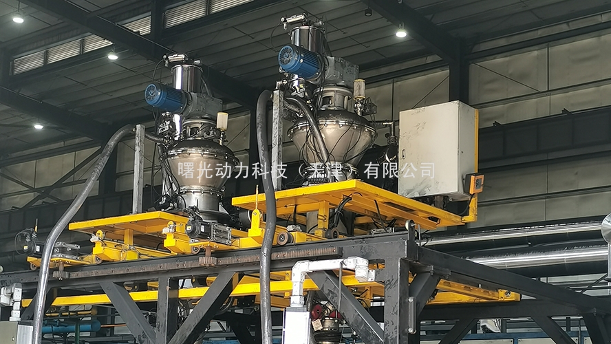 石墨预碳化坩埚填充自动化系统