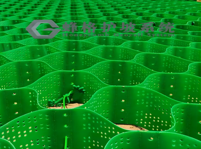 蜂巢格室透水孔有什么作用?
