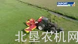 维美德拖拉机配博田Novacat X8 ED割草机作业