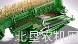 迪尔S700收割机完整内部结构动画
