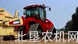 凯斯Steiger拖拉机牵引Ashland激光平地机作业