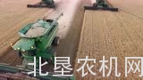 13台收割机共同作业