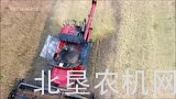 凯斯9240收割机配麦克唐FD100割台