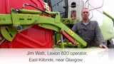 克拉斯LEXION620收割机作业实拍