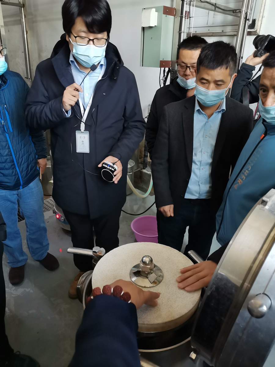 康得利公司徐振宇总经理现场讲解