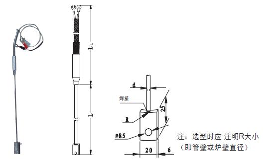 炉（管）壁热电阻（偶）及抱箍热电偶