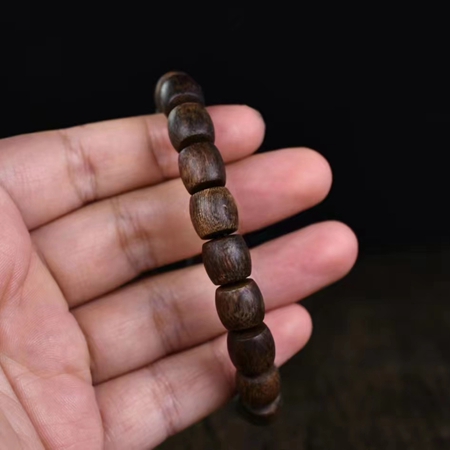 沉香桶珠手串 沉香桶珠手串