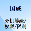国威GW200/GW400/GW800/GW1000/GW1600-分机等级-呼出限制-权限-字头-使用说明