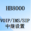 国威HB8000程控交换机,Voip,ims,SIP,中继注册,使用说明