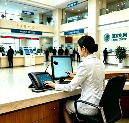 国家电网大厅总机应用图片