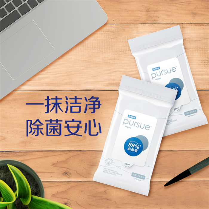 必速杀菌湿巾 10片x8
