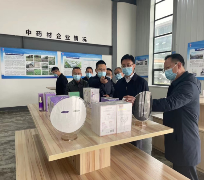   市委常委考察调研康养健康养生产基地