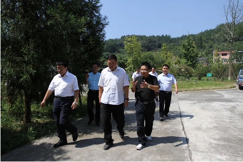 绵阳市组织部部长莅临公司考察