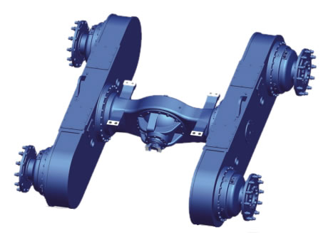 PY260ZH Reverse transition wet brake grader rear axle