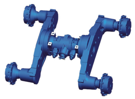LTP75 Logging machinery drive axle