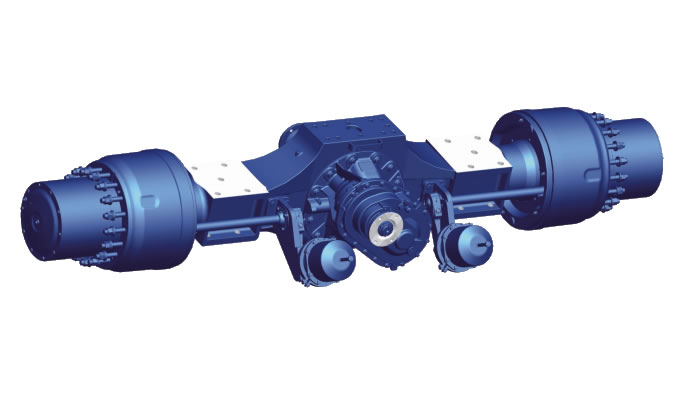 LTK40M Mining truck through axle