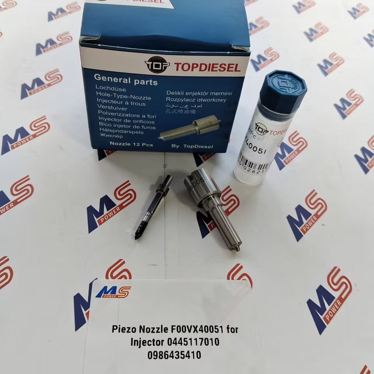 TOPDIESEL Common Rail Piezo Nozzle F00VX40051 for Injector 04451