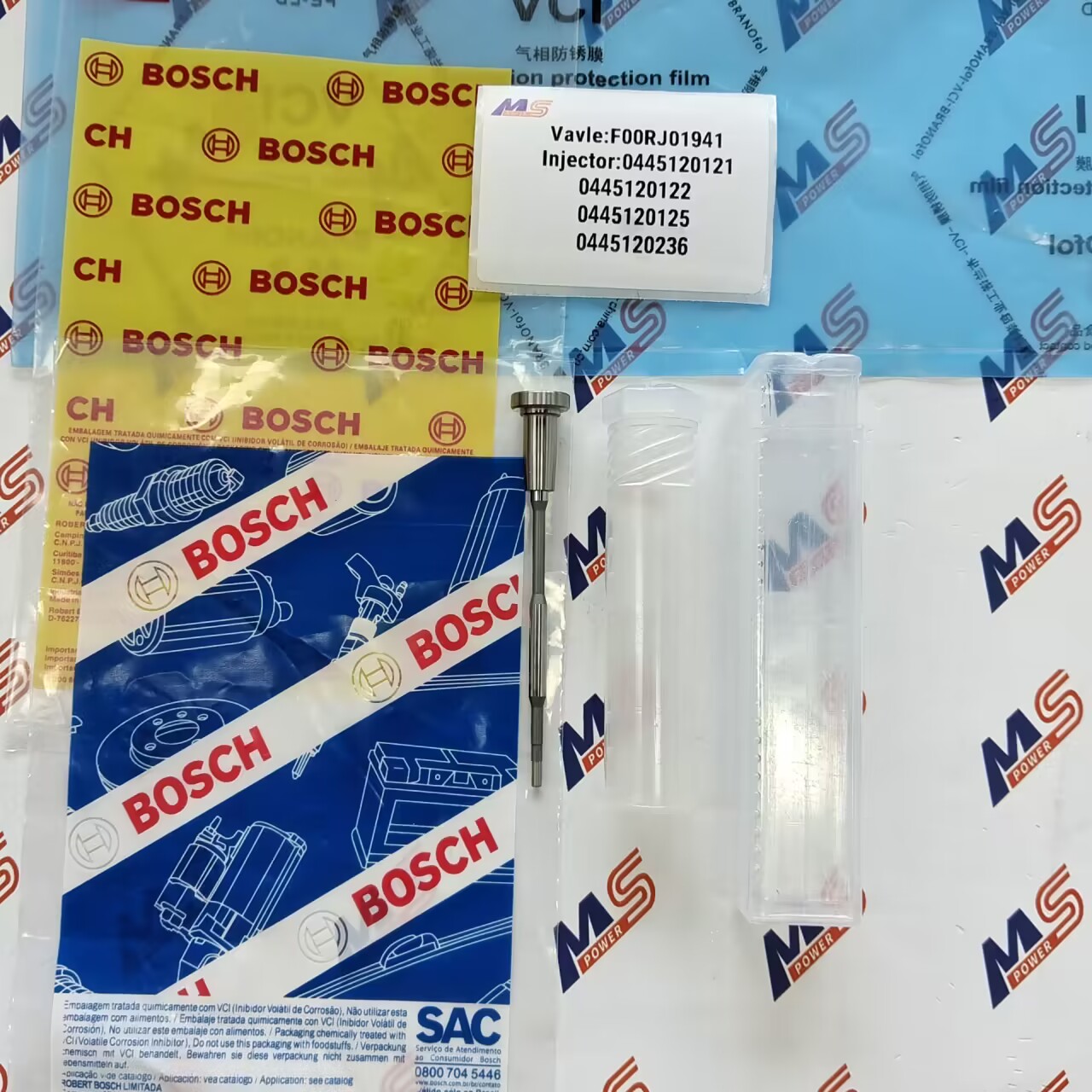 BOSCH Valve Assembly F00RJ01941for Fuel Injector 0445120121 0445