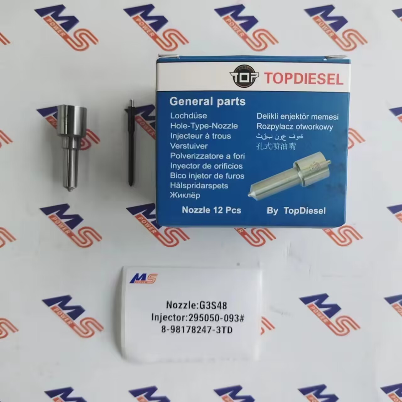 TOPDIESEL Injector Nozzle G3S48 for Injector 295050-093#  8-9817